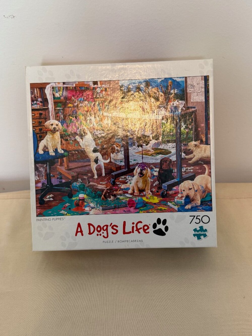 Puzzle A Dog's Life (Painting Puppies)